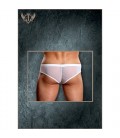 SLIP SHIRRED POUCH MANTY MALE POWER BRANCO