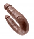 DILDO DUPLO REALÍSTICO MEDIUM DOUBLE TROUBLE KING COCK MULATO