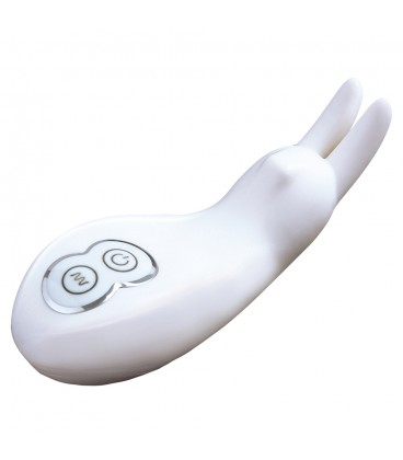 VIBRADOR SILICONE BUNNY LE RÊVE BRANCO