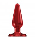 PLUG ANAL EM ACRÍLICO BOTTOM LINE MODEL 1 5” VERMELHO