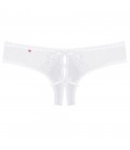 OBSESSIVE ALABASTRA CROTCHLESS THONG WHITE