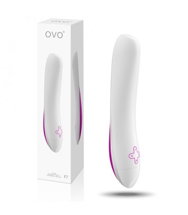 VIBRADOR F7 OVO BRANCO E LILÁS