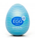 CAJA CON 6 MASTURBADORES TENGA EGG WAVY COOL EDITION