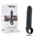 FUNDA CON EXTENSIÓN PARA EL PENE SONO Nº31 GRIS