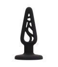 PLUG & PLAY 4” SILICONE BUTT PLUG BLACK