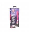 GC RIBBED SILICONE VIBRATOR PINK