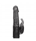 VIBRADOR ROTATING RABBIT PRETO SHOTS TOYS