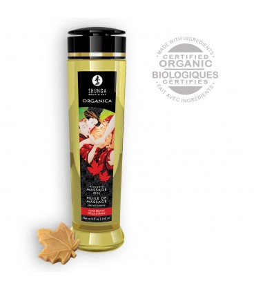 SHUNGA MASSAGE OIL ORGANICA MAPLE DELIGHT 240ML