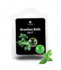 KISSABLE LUBRICANT BALLS MINT FLAVOUR 2 x 4GR