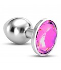 CRUSHIOUS BIJOU ANAL JEWEL PLUG PINK SMALL WITH FREE VELVETY BAG