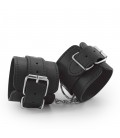 BONDAGE LOVE LEATHER HANDCUFF CRUSHIOUS BLACK