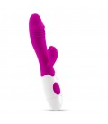 VIBRADOR CON ESTIMULADOR DE CLÍTORIS LOLLIPOP Y LUBRICANTE DE BASE AGUA INCLUIDO CRUSHIOUS