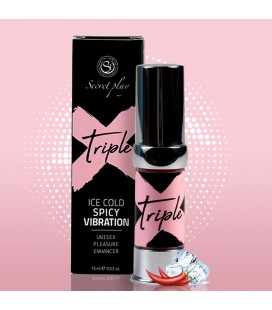 SECRET PLAY UNISEX TRIPLE X STIMULANT GEL 15ML