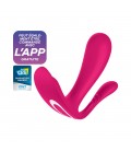 ESTIMULADOR DEL PUNTO-G Y ANAL TOP SECRET + CON APP SATISFYER ROSA