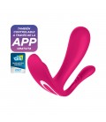 ESTIMULADOR DO PONTO-G E ANAL TOP SECRET + COM APP SATISFYER ROSA