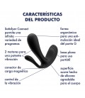 ESTIMULADOR DO PONTO-G E ANAL TOP SECRET + COM APP SATISFYER PRETO