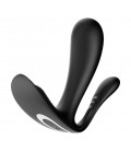 ESTIMULADOR DEL PUNTO-G Y ANAL TOP SECRET + CON APP SATISFYER NEGRO