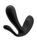 ESTIMULADOR DEL PUNTO-G Y ANAL TOP SECRET + CON APP SATISFYER NEGRO