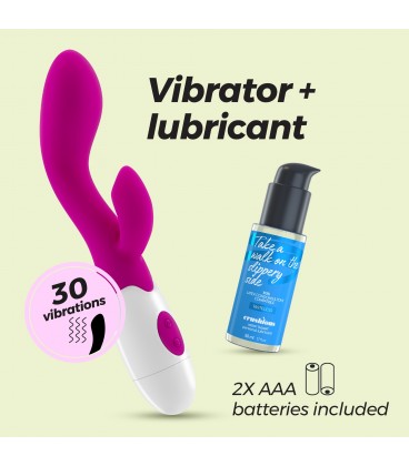 CRUSHIOUS CHERIE RABBIT VIBRATOR WITH WATERBASED LUBRICANT INCLUDED