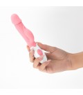 CRUSHIOUS MOCHI RABBIT VIBRATOR PINK WITH WATERBASED LUBRICANT INCLUDED