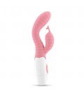 CRUSHIOUS GUMMIE RABBIT VIBRATOR PINK WITH WATERBASED LUBRICANT INCLUDED