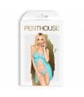 CAMISA DE NOITE E TANGA AFTER SUNSET PENTHOUSE AZUL