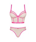 OBSESSIVE NUDELIA TOP SET PINK