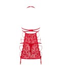 OBSESSIVE REDIOSA CHEMISE AND THONG RED