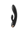 VIBRADOR DOUBLE FLEX CON APP SATISFYER NEGRO