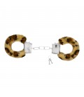 ALGEMAS DE PELUCHE LOVE CUFFS CRUSHIOUS LEOPARDO